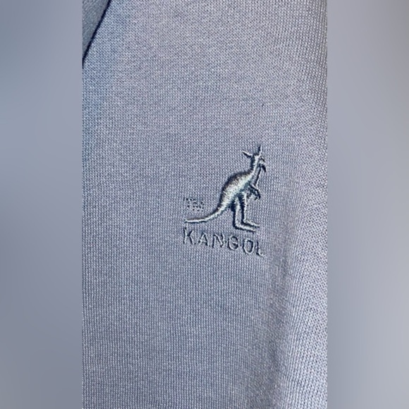 Woman’s Kangol‎ baby blue cotton blend fleece hoodie size XL fits like medium - Picture 11 of 14